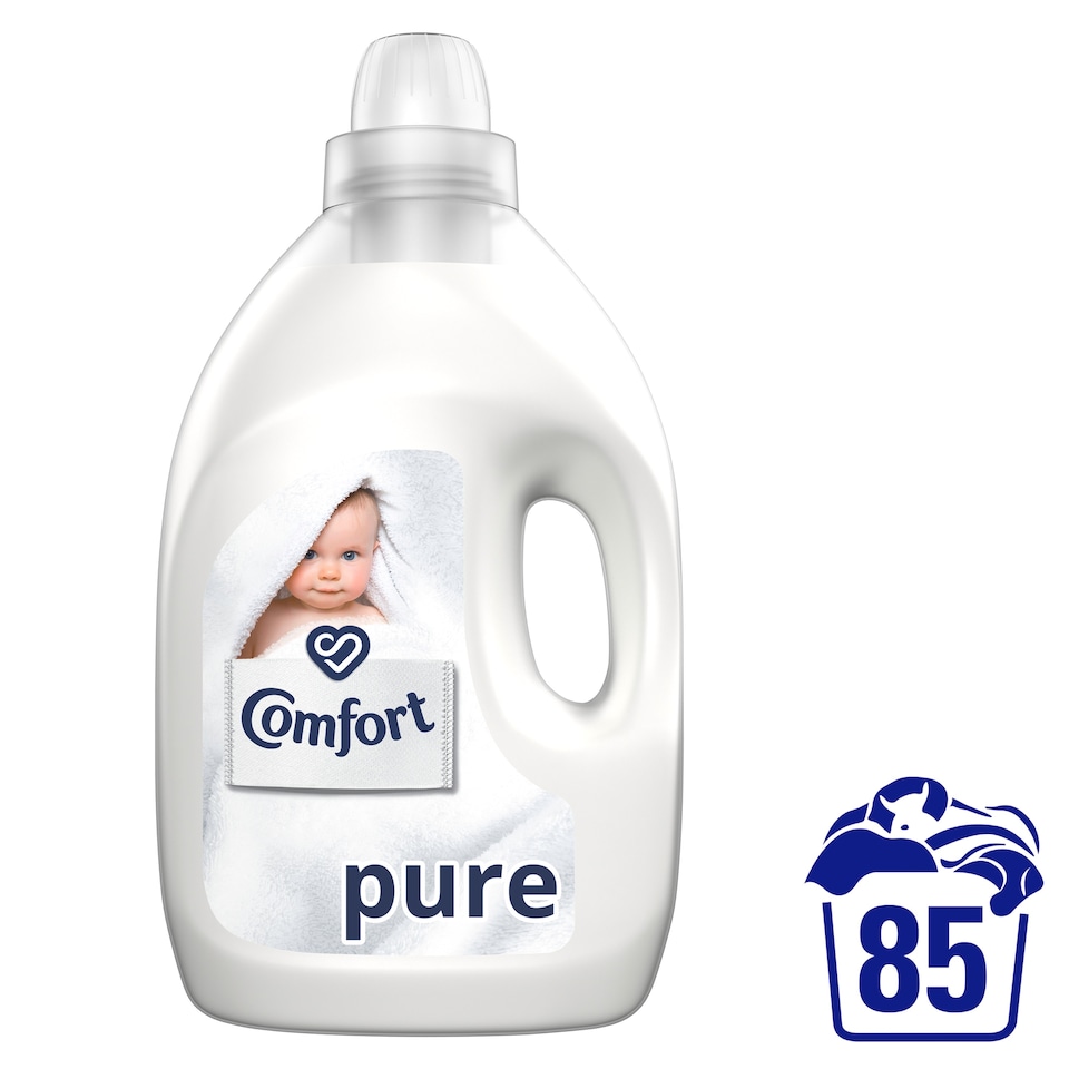 image 1 of Comfort Pure Fabric Conditioner 85 Wash 3L