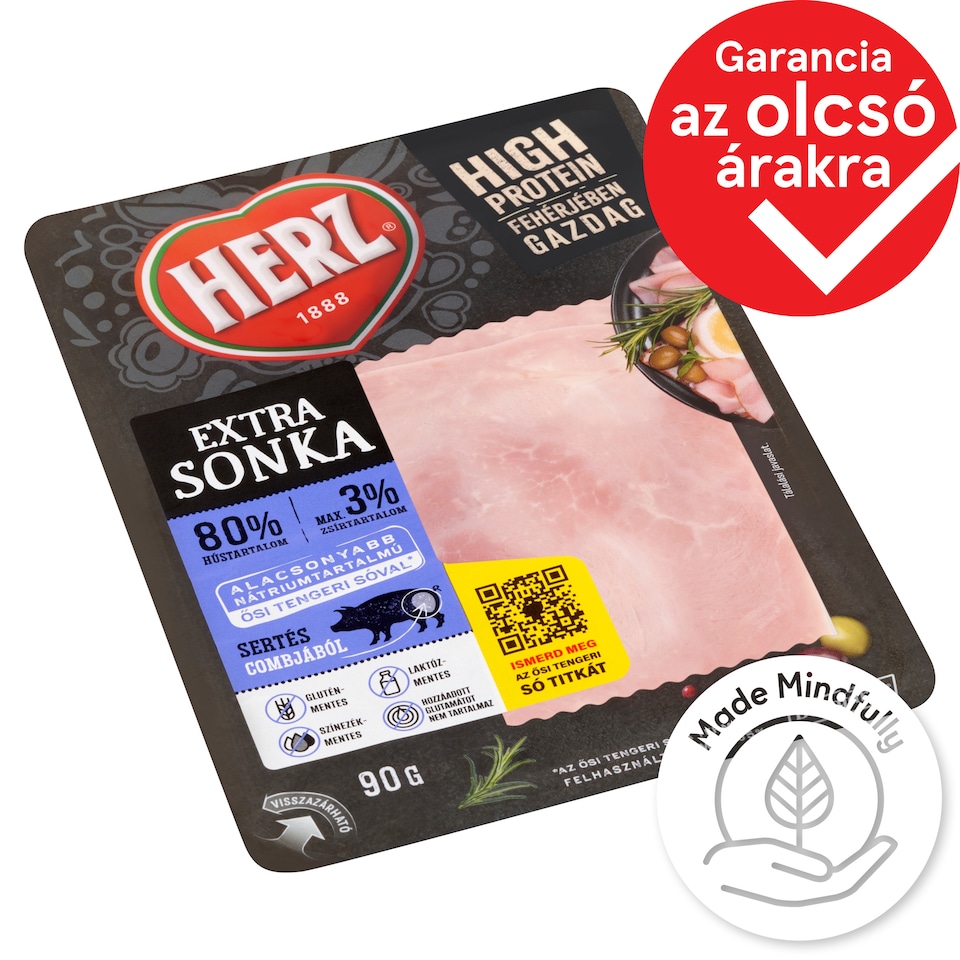 HERZ Sliced Extra Ham 90 g