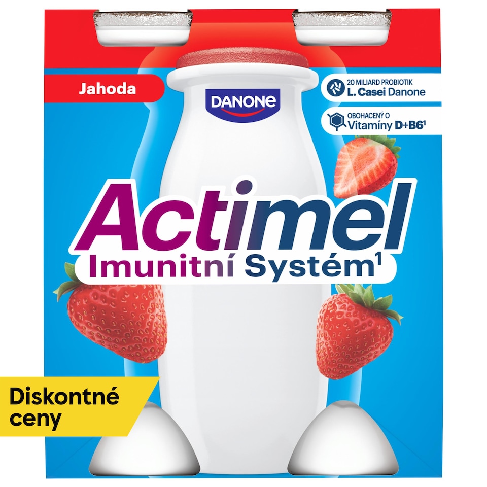 image 1 of ACTIMEL Strawberry 4x100g