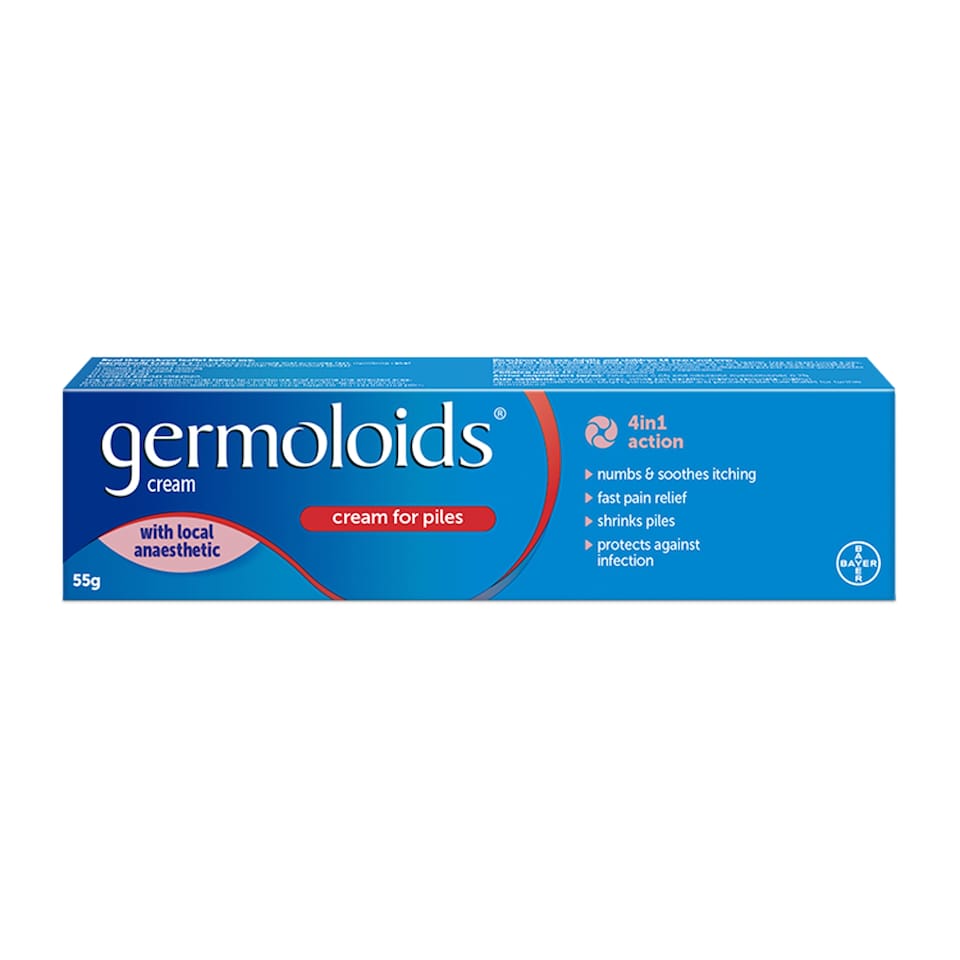 image 1 of Germoloids Triple Action Haemorrhoids Cream 55g