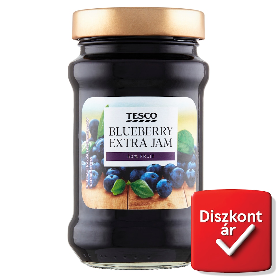 Tesco Blueberry Extra Jam 450 g