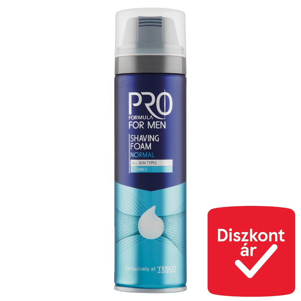 Tesco Pro Formula For Men Normal Shaving Foam 250 ml