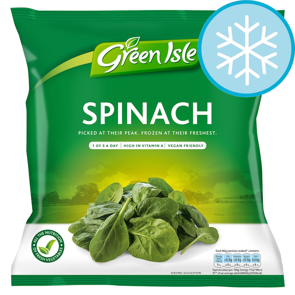 Green Isle Spinach 450g