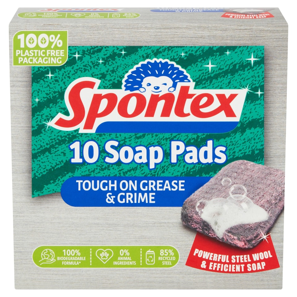 image 1 of Spontex Soap Pads 10 Pack