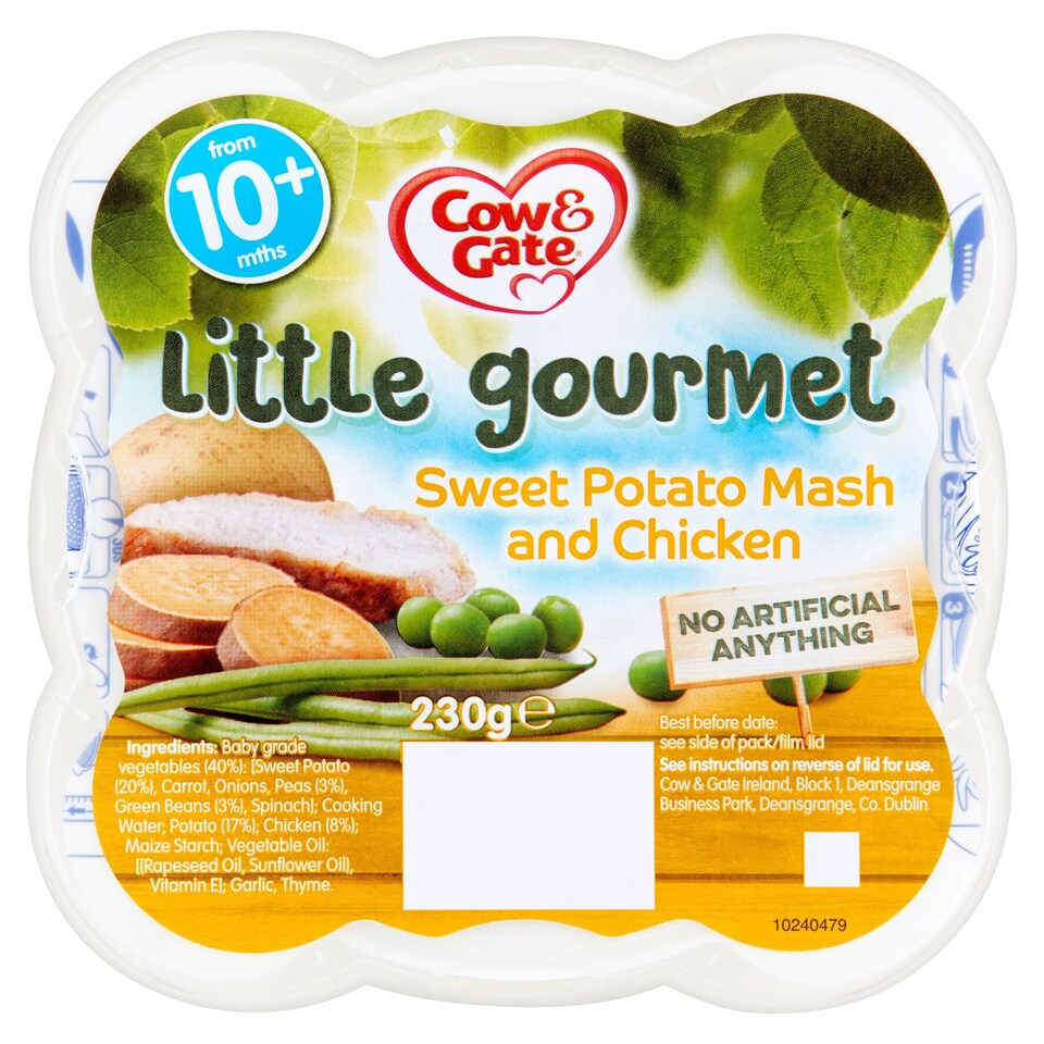 Cow & Gate Little Gourmet Sweet Potato Mash And Chicken 230G