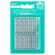 Tesco Essentails Triple Blades Refills 10Pack - Tesco Groceries