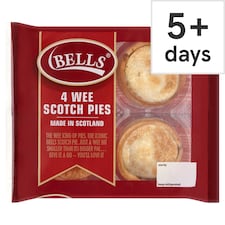 Bells Wee Scotch Pies 4 Pack