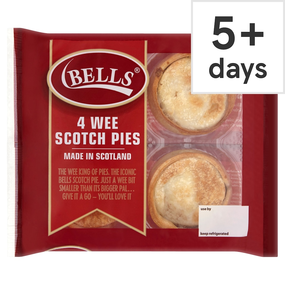 Bells Wee Scotch Pies 4 Pack
