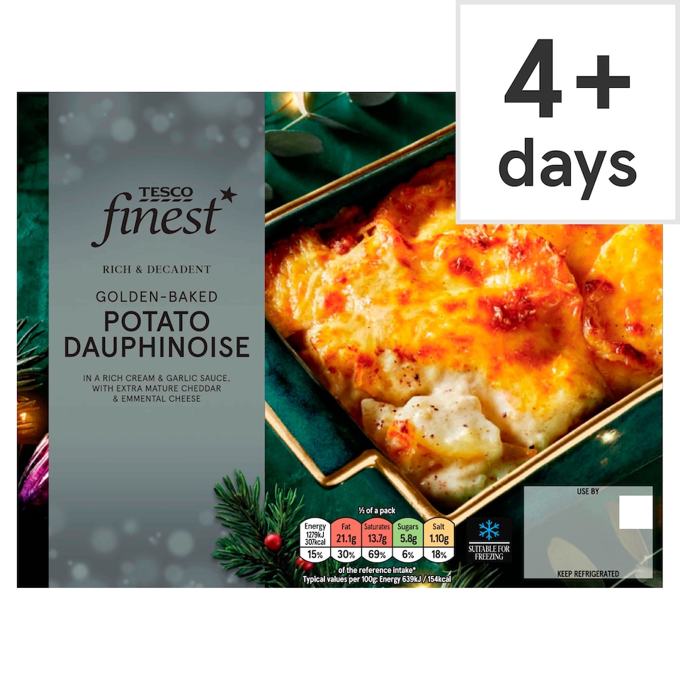 Tesco Finest Golden-Baked Potato Dauphinoise 400g