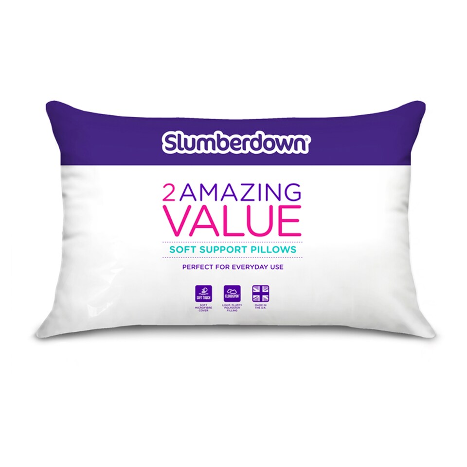 Slumberdown Amazing Value Pillow Pair