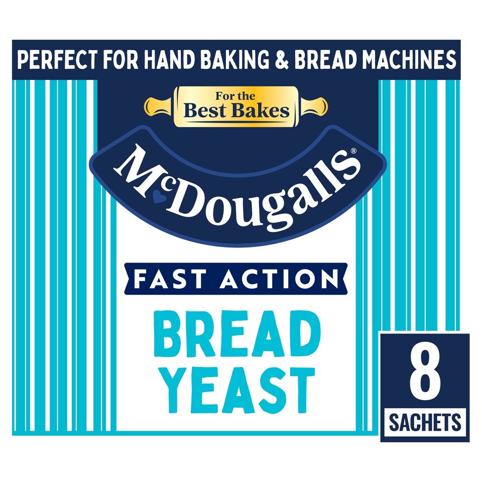 Mcdougalls Fast Action Dried Yeast 8X7g