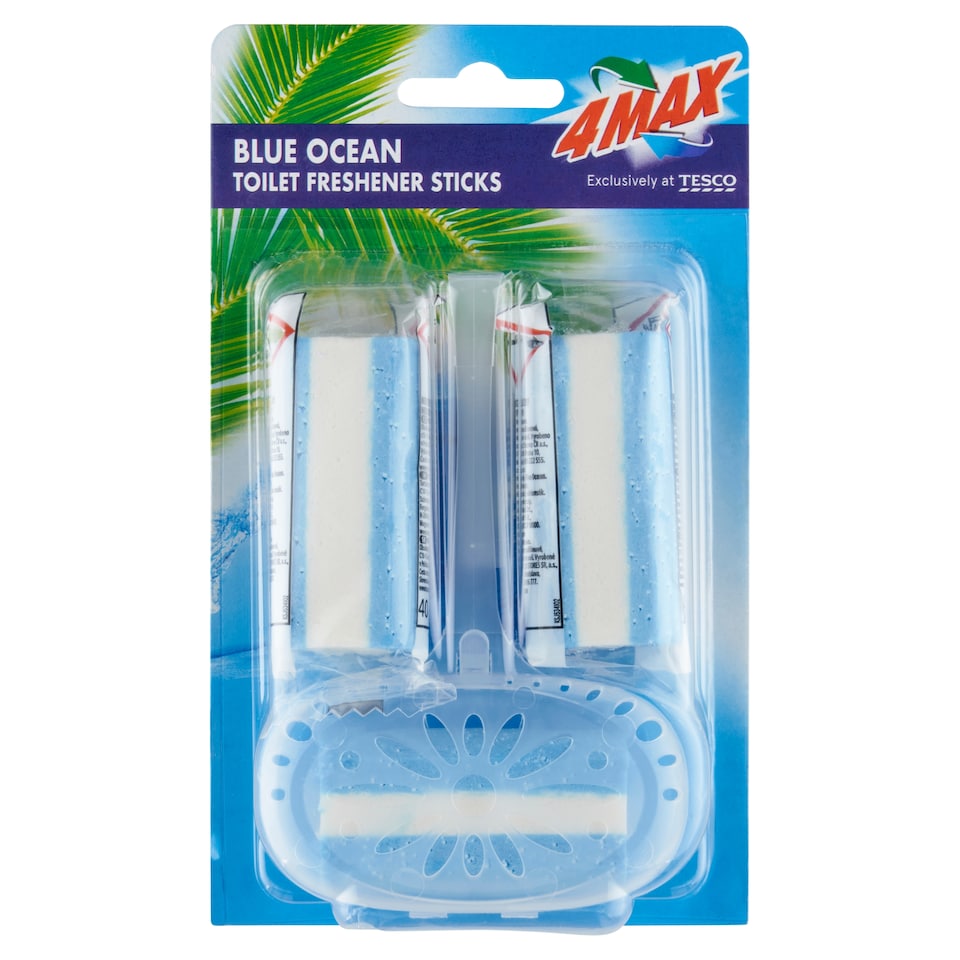 4MAX Blue Ocean WC illatosító rúd 3 x 40 g (120 g)