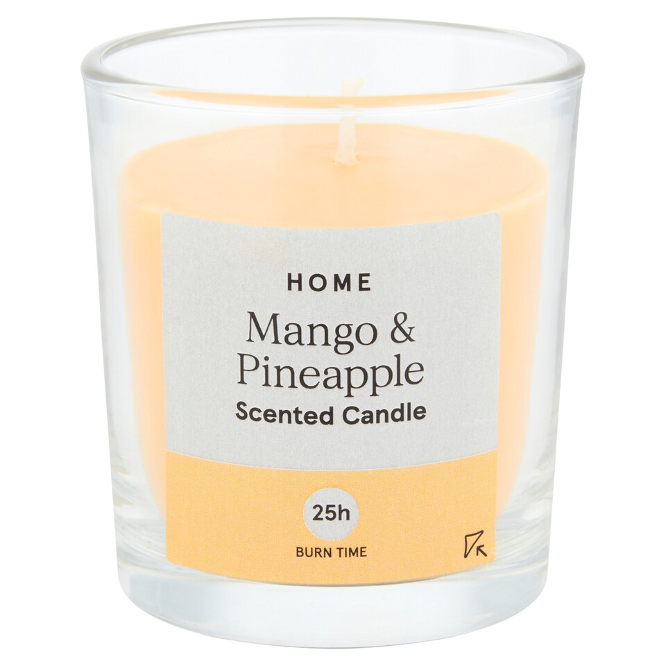 image 1 of Tesco Scented Candle Mango & Pineapple 95G