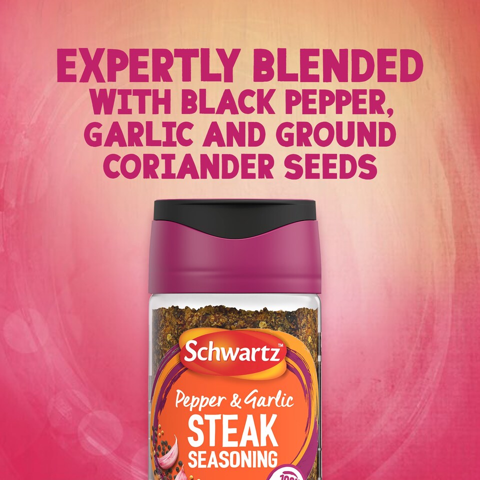 image 1 of Schwartz Pepper & garlic Steak Seasoning 46g