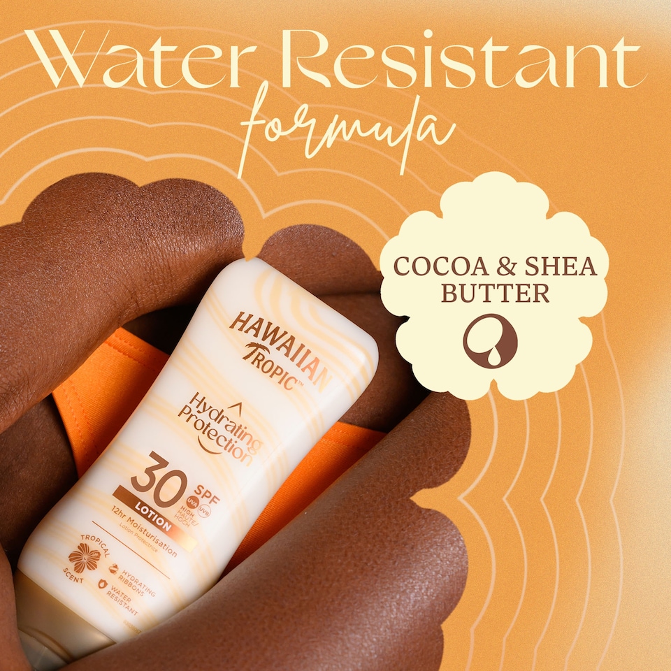 image 1 of Hawaiian Tropic Hydrating Protection Lotion SPF30 180ml