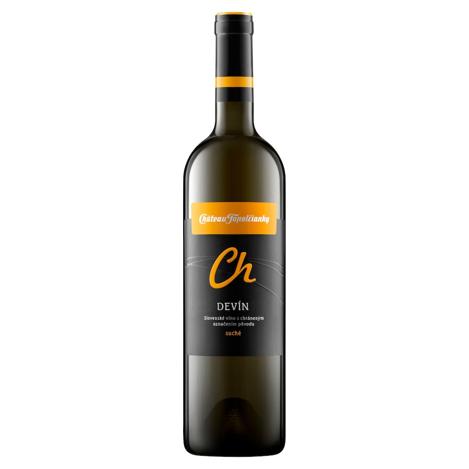 Château Topoľčianky Devín slovenské akostné odrodové víno CH.O.P. suché biele 0,75 l