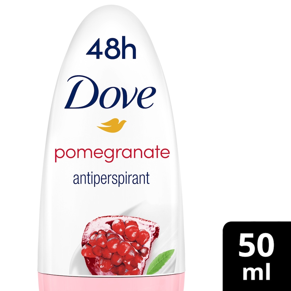 image 1 of Dove Go Fresh Pomegranate 48h Roll-On Antiperspirant Deodorant 50ml
