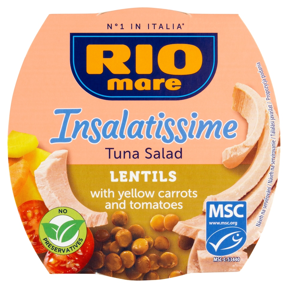 image 1 of Rio Mare Insalatissime Tuna Salad Lentils 160 g