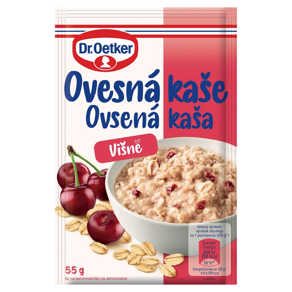 Dr. Oetker Oatmeal Sour Cherries 55 g