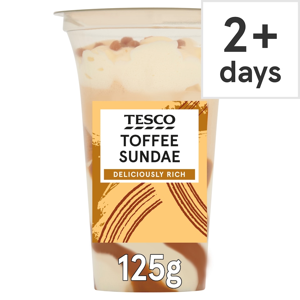 Tesco Toffee Sundae 125g
