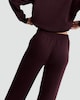 image 3 of F&F Active Wide Leg Pleated Co-ord Joggers in Berry
