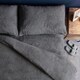 image 4 of Silentnight Grey Teddy Duvet Double