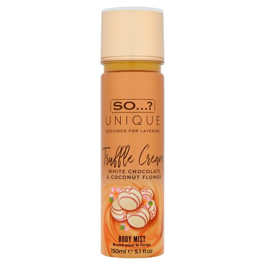 So Unique Truffle Cream Body Mist 150Ml Tesco Groceries So Unique Truffle Cream Body Mist 150Ml Tesco Groceries