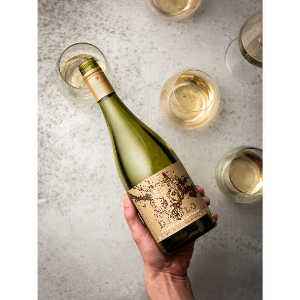 image 1 of Diablo Golden Chardonnay White Wine 75Cl