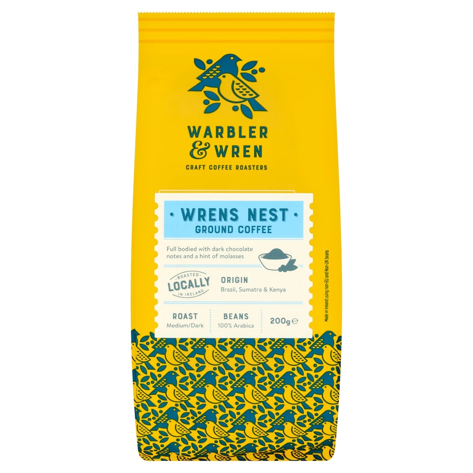Warbler & Wren Wrens Nest Ground Coffee 200g