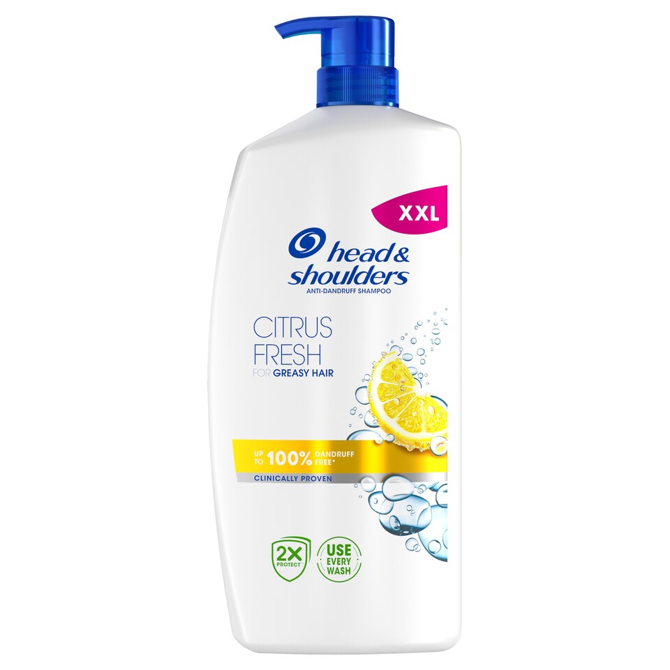 Obrázek 1 pro produkt Head & Shoulders Citrus Fresh Šampon proti Lupům Mastné Vlasy 800 ml, Pump. Každ. Použ