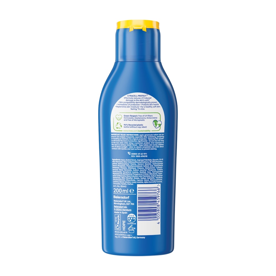 image 1 of NIVEA SUN Protect & Moisture Sun Lotion SPF15 200ml