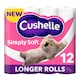 image 1 of Cushelle Simply Soft Toilet Rolls 12 Rolls 50% More Sheets