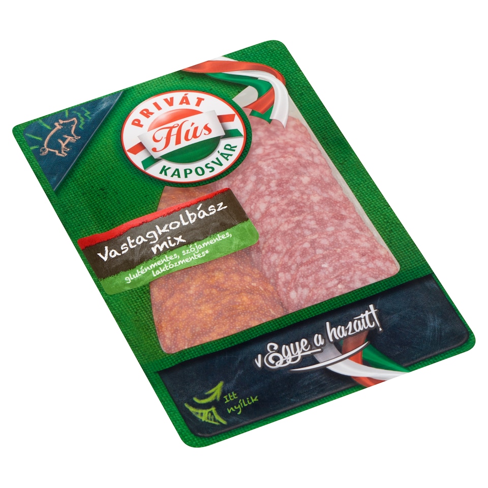 image 1 of Privát Hús Sliced Thick Sausage Mix 60 g