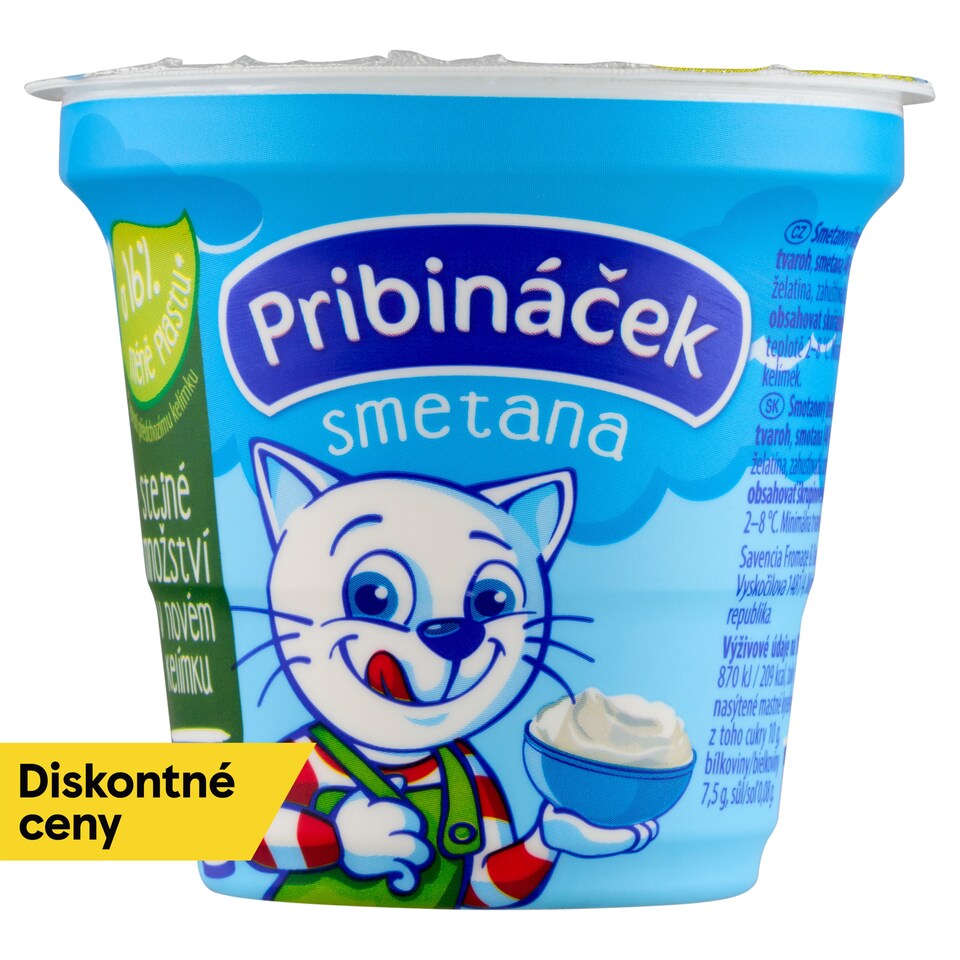 obrázok 1 z Pribináček Smetana 125 g