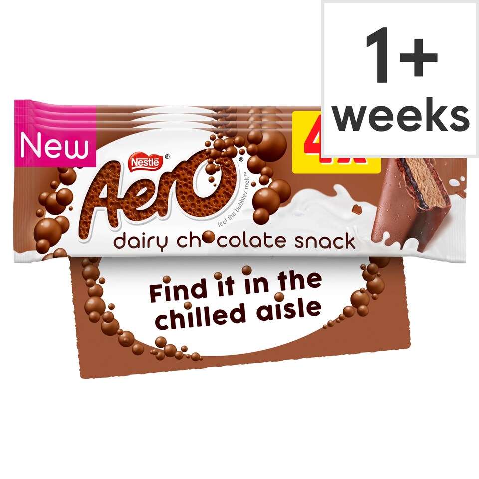 Aero Dairy Chocolate Snack Desserts 4 x 28g