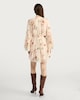 image 3 of F&F Floral Print Tie Waist Mini Dress in Cream