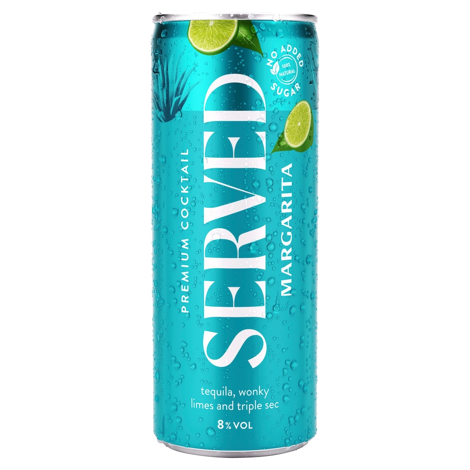 Served Premium Cocktail - Margarita 250ml