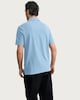 image 3 of F&F Pure Cotton Textured Polo Shirt in Blue
