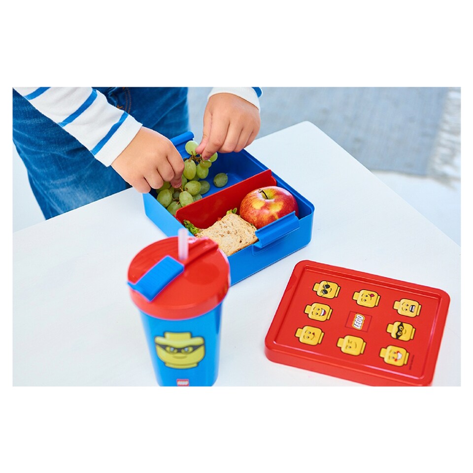 image 1 of Lego Lunch Box Blue Classic 170 x 135 x 69 mm