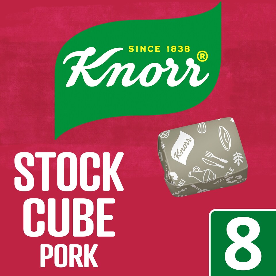 image 1 of Knorr Pork Stock Cubes 8 X 10G