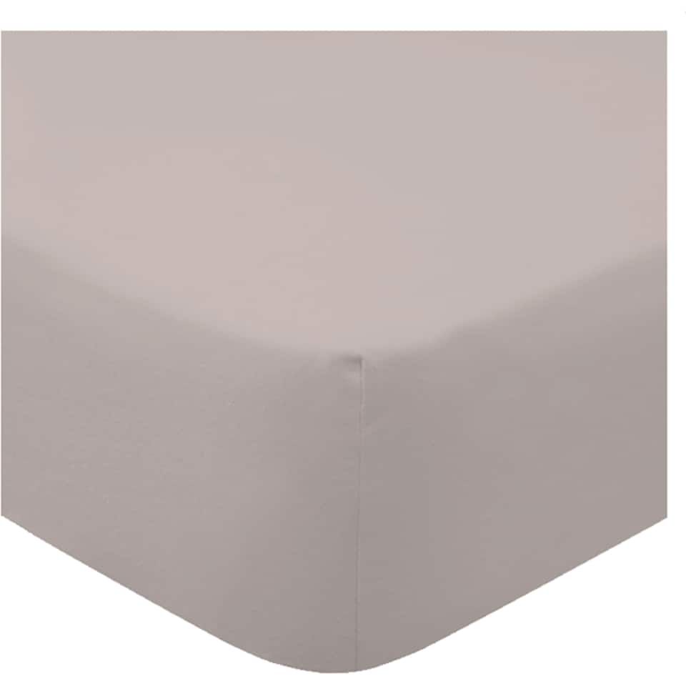 F&F Home Bedding 100% Cotton Pale Grey Fitted Sheet Double