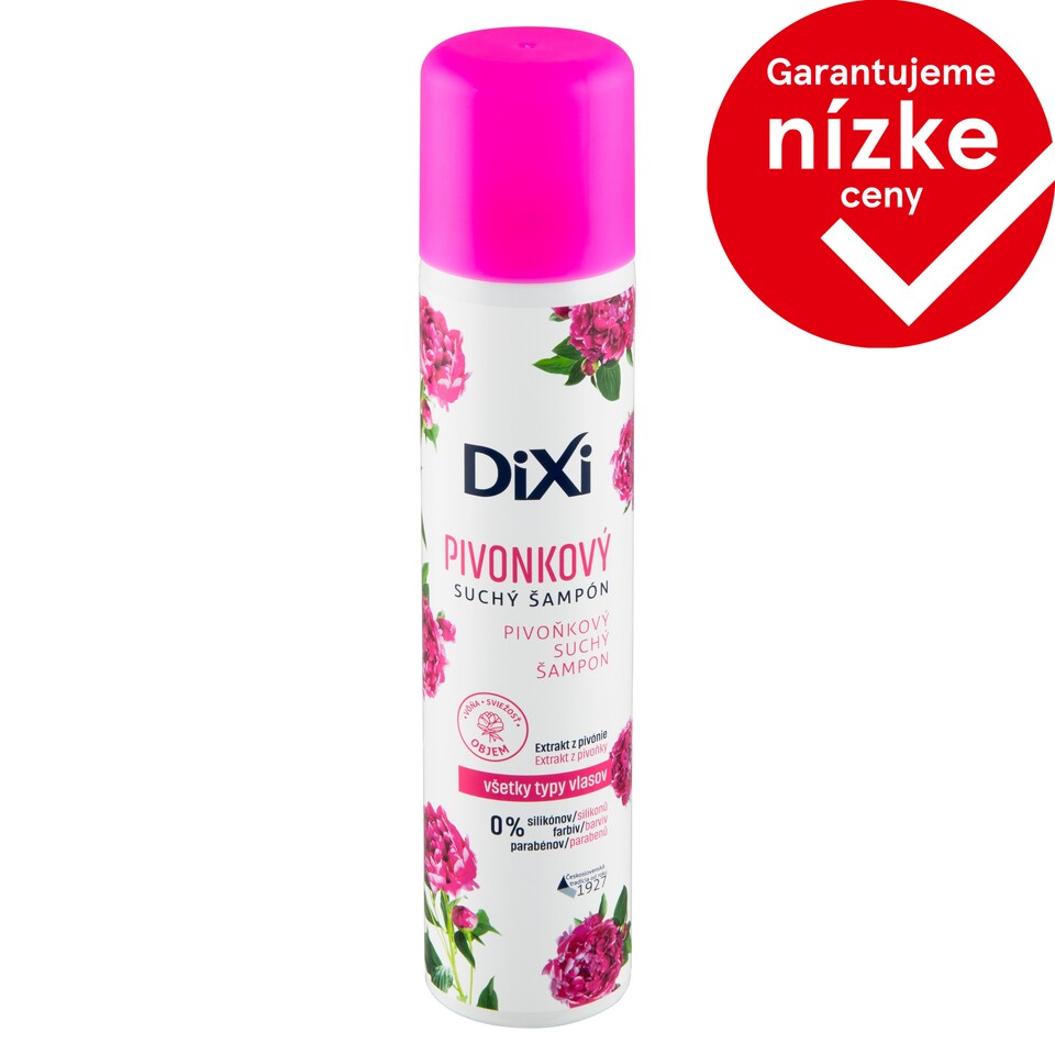 Dixi Pivonkový suchý šampón 200 ml
