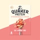image 2 of Quaker Protein Porridge Sachets - Strawberries & Cream 8x42g