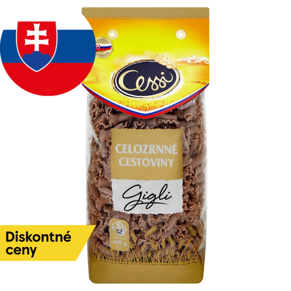 Cessi Celozrnné cestoviny gigli 400 g