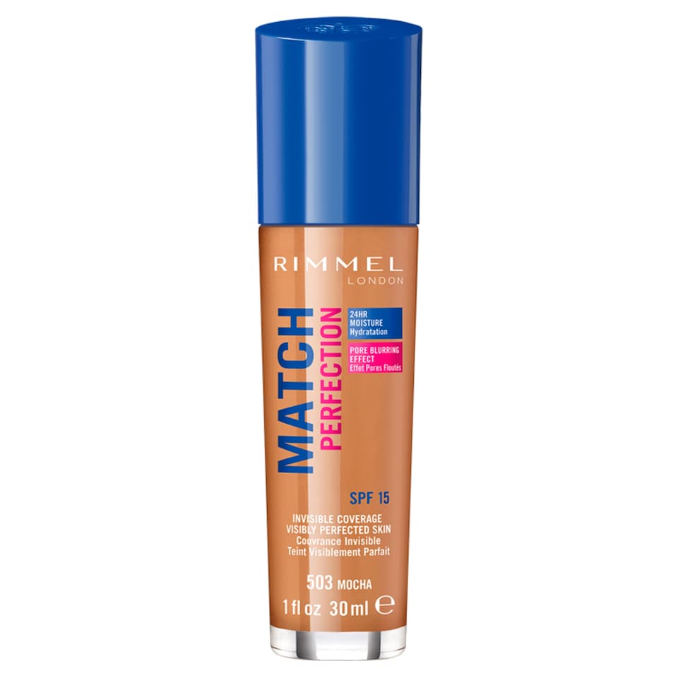 image 1 of Rimmel Match Perfection Foundation Mocha 30Ml