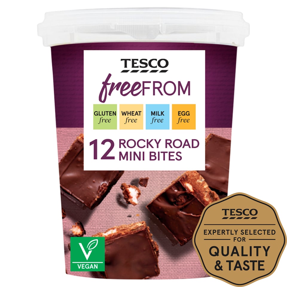 Tesco Free From 12 Rocky Road Mini Bites