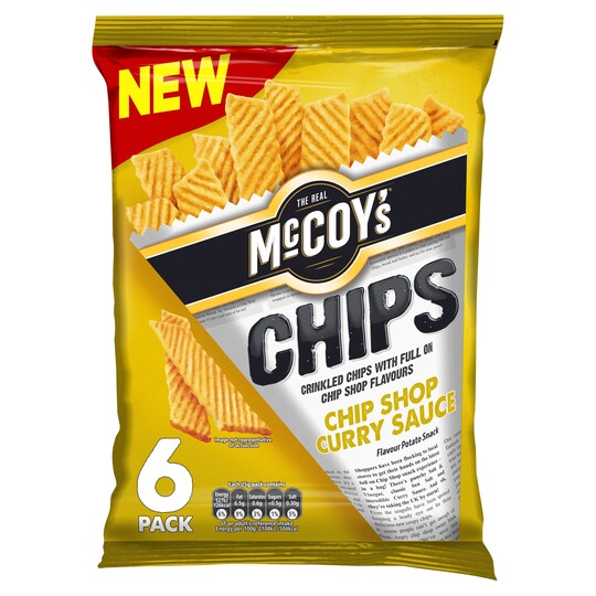 McCoys Chip Shop Curry Sauce 6 Pack 150g Tesco Groceries
