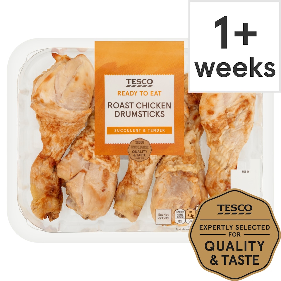 Tesco Oven Roasted Chicken Drumsticks 430g