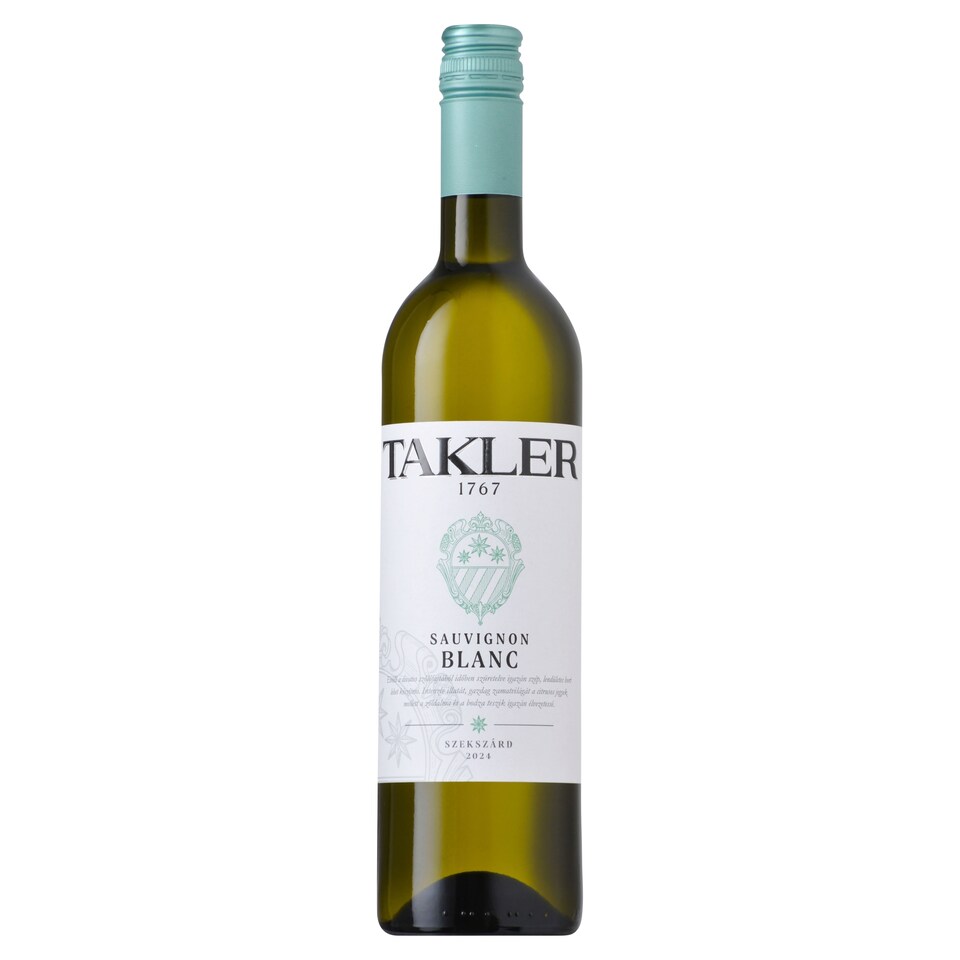 Takler Sauvignon Blanc száraz fehérbor 12% 0,75 l