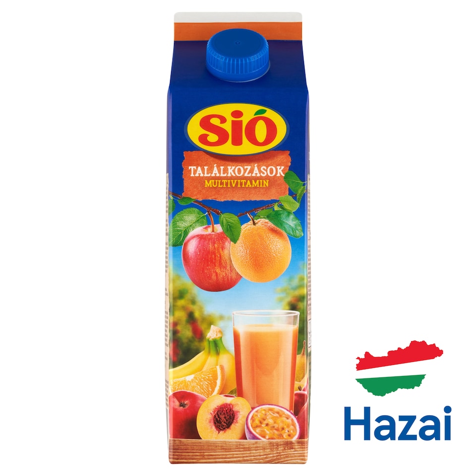Sió Találkozások rostos multivitamin vegyes gyümölcsital 1 l